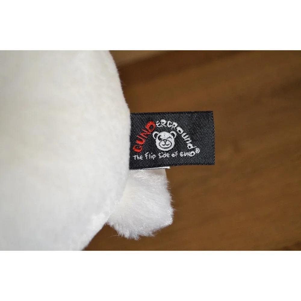 GUND Gunderground Snuffles Love The Stache White Polar  8